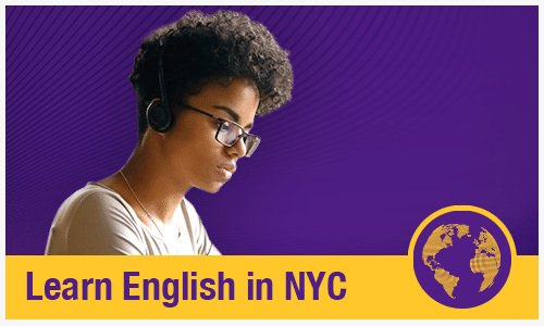 image promoting english language learning courses at Hunter Continuing Education